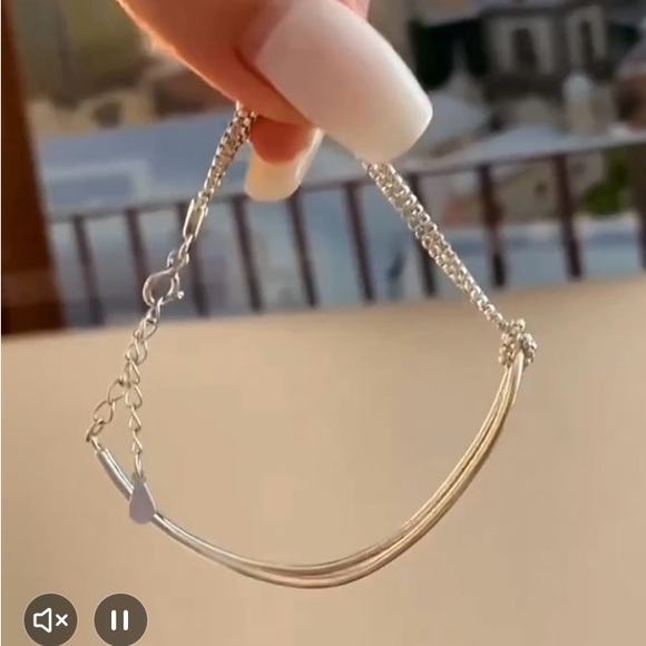 .925 Sterling Silver Chain and Knot Boho
Bracelet in Gift Box -  NIB - Picture 7 of 8